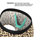 The Primal Passion | Naughty Cheetah Print Ball Hammock® Pouch Trunks Underwear - Shinesty