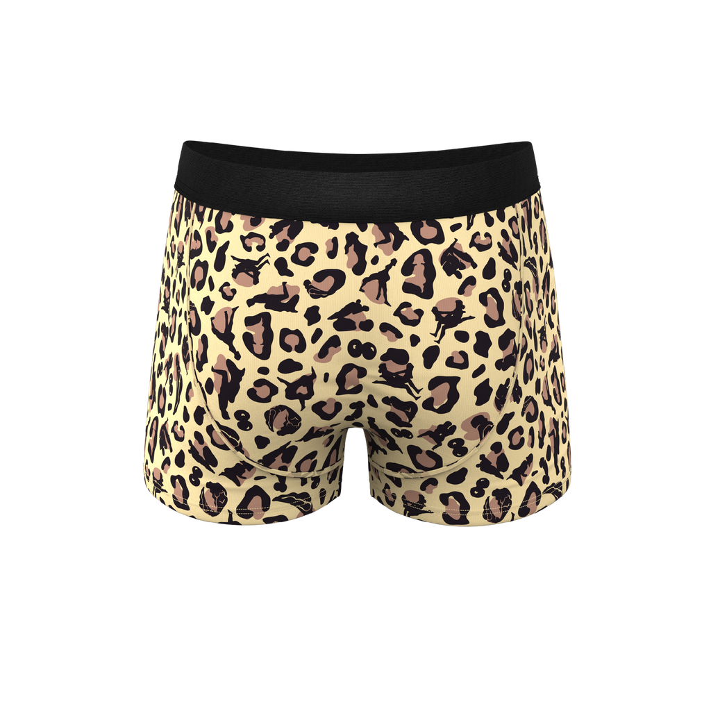 The Primal Passion | Naughty Cheetah Print Ball Hammock® Pouch Trunks Underwear - Shinesty