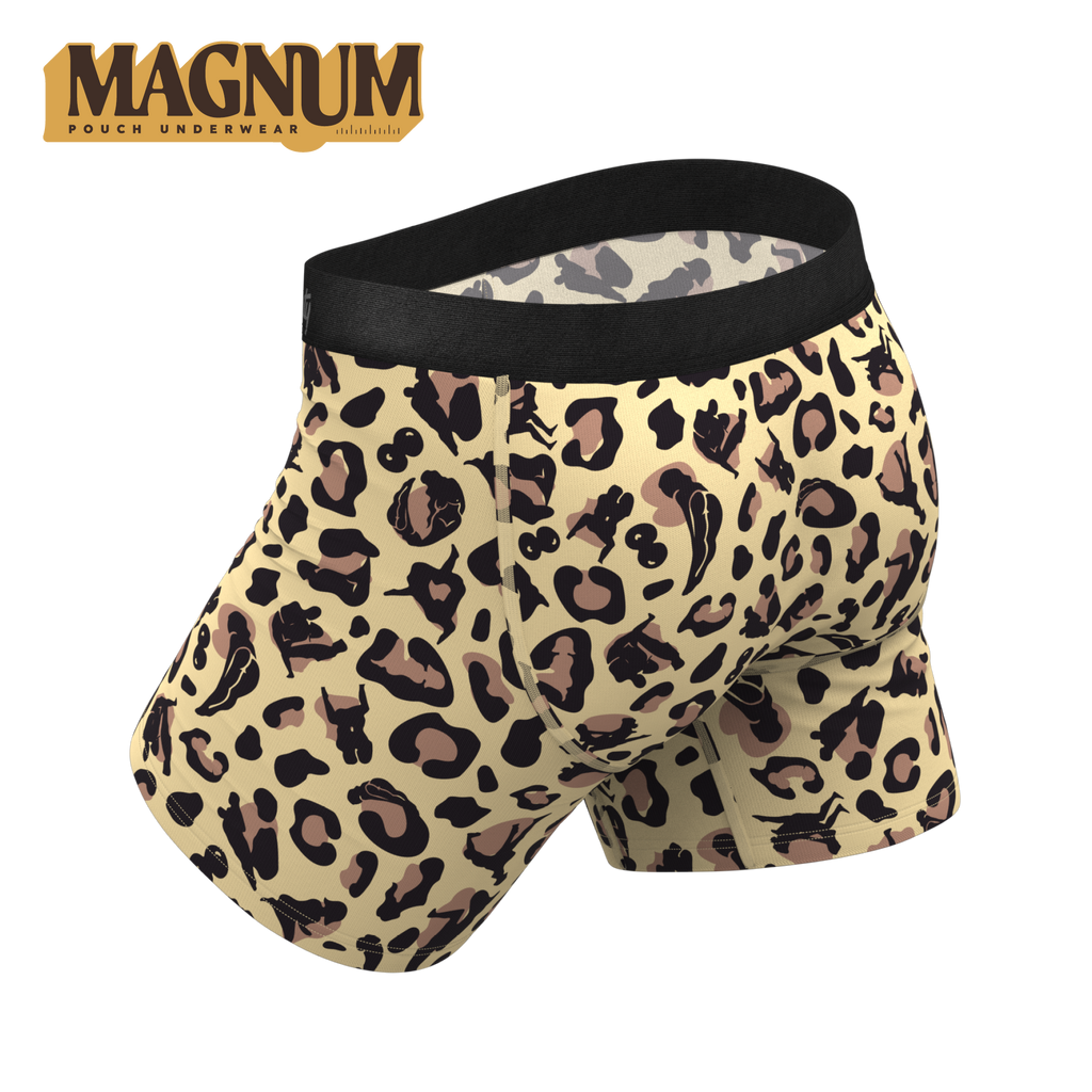 The Primal Passion | Naughty Cheetah Print Ball Hammock® Magnum Big Pouch Underwear - Shinesty