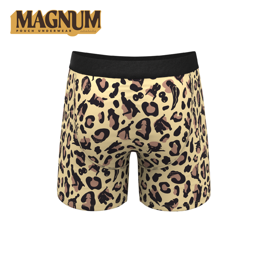 The Primal Passion | Naughty Cheetah Print Ball Hammock® Magnum Big Pouch Underwear - Shinesty