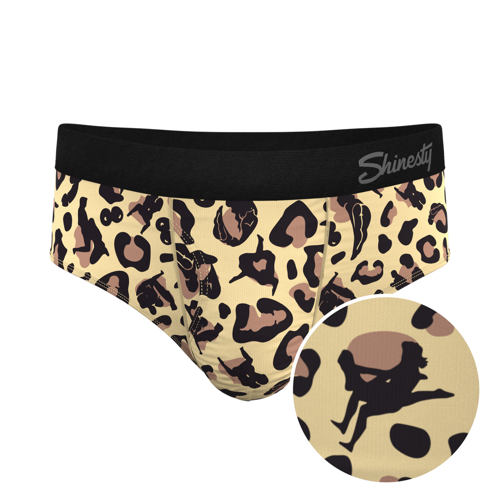 The Primal Passion | Naughty Cheetah Print Ball Hammock® Pouch Underwear Briefs - Shinesty