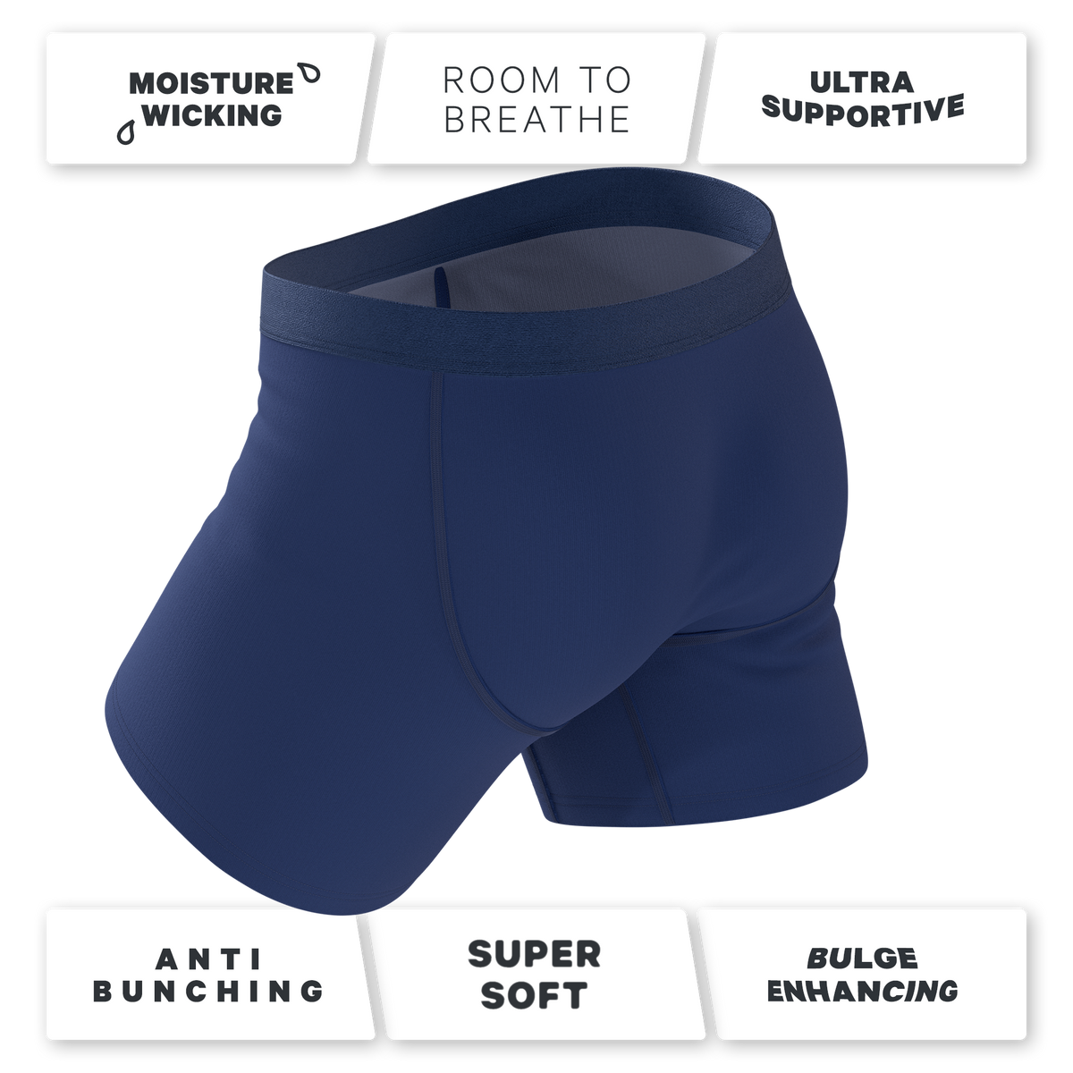 The Proper Pint | Beer Glass Ball Hammock® Pouch Underwear With Fly - Shinesty