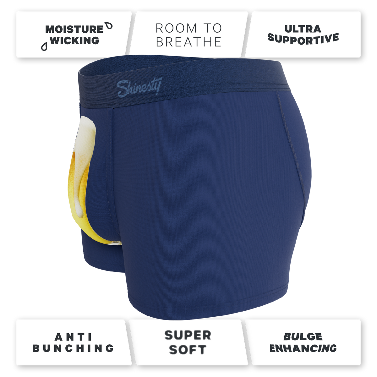 The Proper Pint | Beer Glass Ball Hammock® Pouch Trunks Underwear - Shinesty