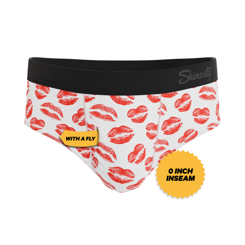 The Pucker Up | Lipstick Kiss Ball Hammock® Pouch Underwear Briefs - Shinesty