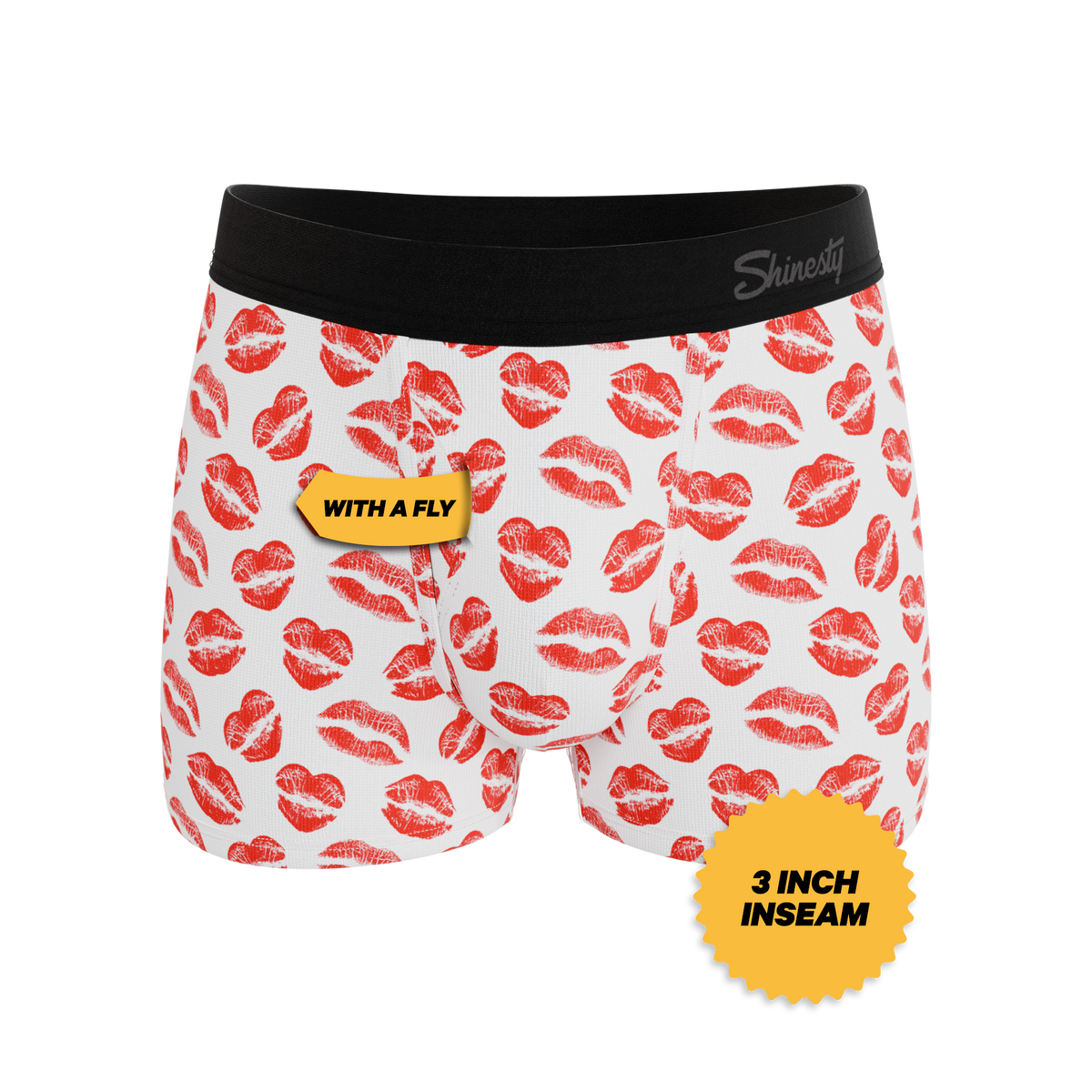 The Pucker Up | Lipstick Kiss Ball Hammock® Pouch Trunks Underwear - Shinesty