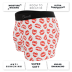 The Pucker Up | Lipstick Kiss Ball Hammock® Pouch Trunks Underwear - Shinesty