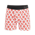 The Pucker Up | Lipstick Kiss Ball Hammock® Magnum Big Pouch Underwear - Shinesty