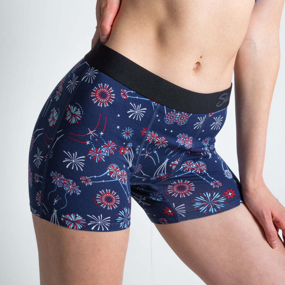 The Pyrotecnips | Naughty Fireworks Women’s Boxers - Shinesty