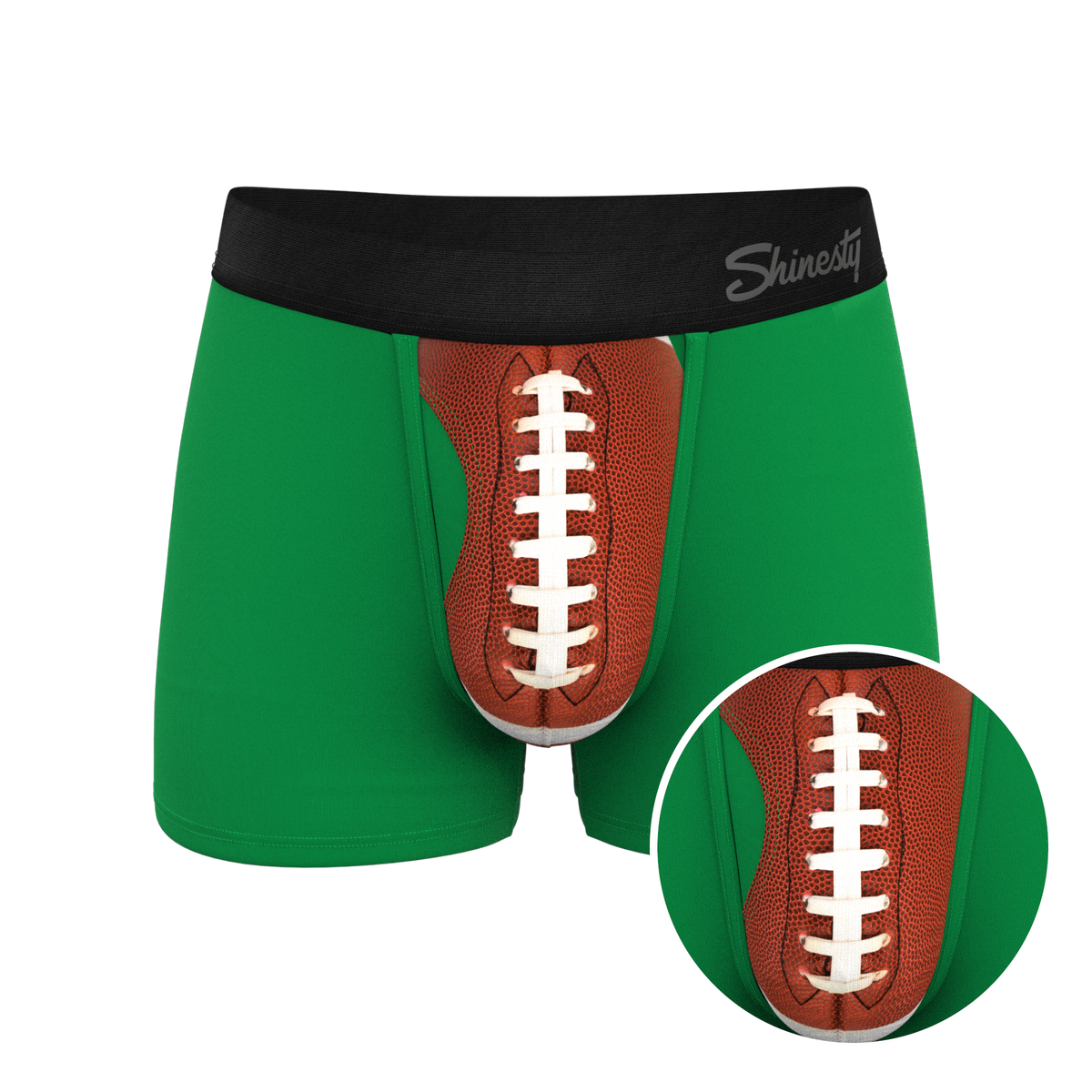 The Quarterback Sack | Football Ball Hammock® Pouch Trunks Underwear - Shinesty