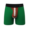 The Quarterback Sack | Football Ball Hammock® Pouch Underwear With Fly - Shinesty