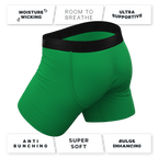 The Quarterback Sack | Football Ball Hammock® Pouch Underwear With Fly - Shinesty