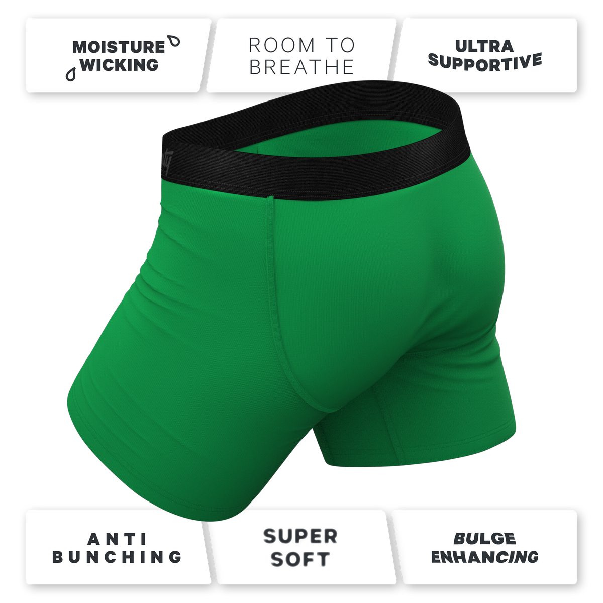 The Quarterback Sack | Football Ball Hammock® Pouch Underwear With Fly - Shinesty