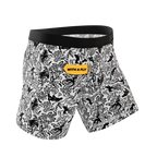 The Racy & Lacy | Provocative Lace Print Ball Hammock® Pouch Underwear With Fly - Shinesty