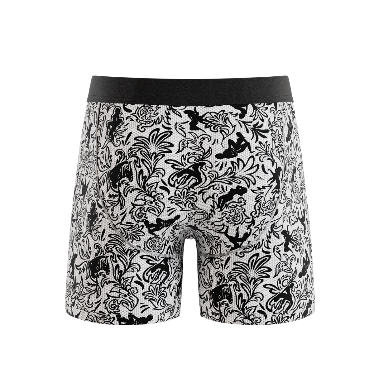 The Racy & Lacy | Provocative Lace Print Ball Hammock® Pouch Underwear With Fly - Shinesty