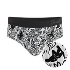The Racy & Lacy | Provocative Lace Print Ball Hammock® Pouch Underwear Briefs - Shinesty