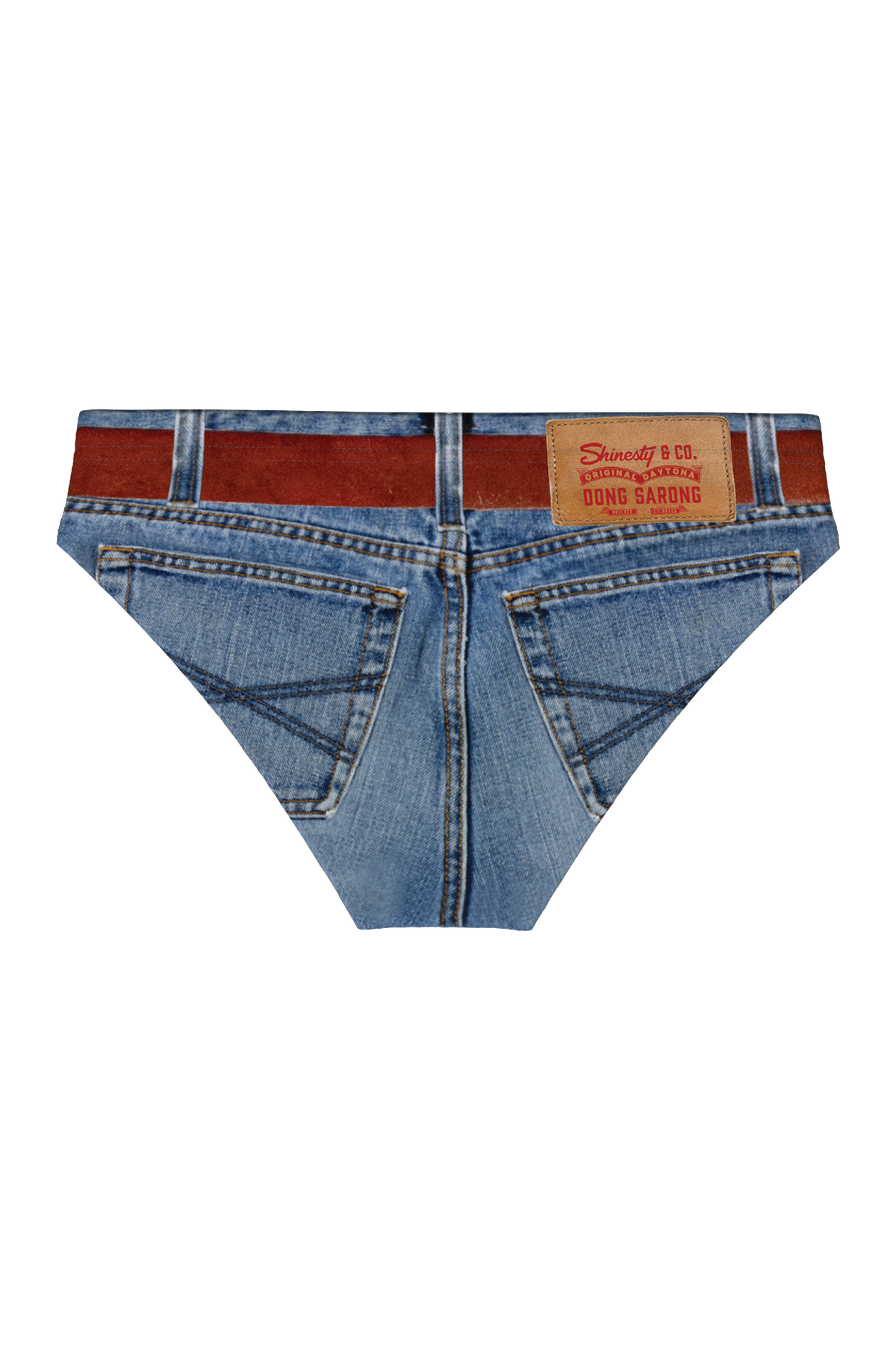 The Ranch Hand | Western Denim Ball Hammock® Pouch Swim Briefs - Shinesty