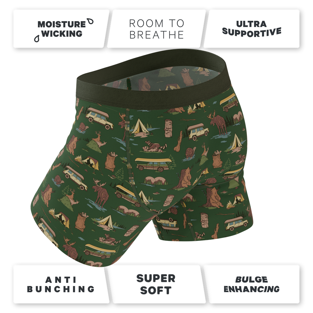 The Really Happy Camper | Camping Ball Hammock® Pouch Underwear - Shinesty