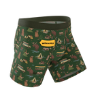 The Really Happy Camper | Camping Ball Hammock® Pouch Underwear With Fly - Shinesty