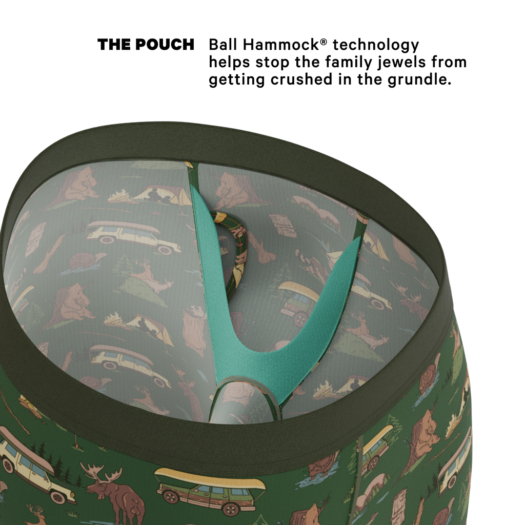 The Really Happy Camper | Camping Ball Hammock® Boxer - Long Leg - Shinesty