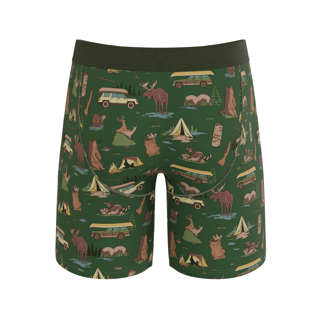 The Really Happy Camper | Camping Ball Hammock® Boxer - Long Leg - Shinesty
