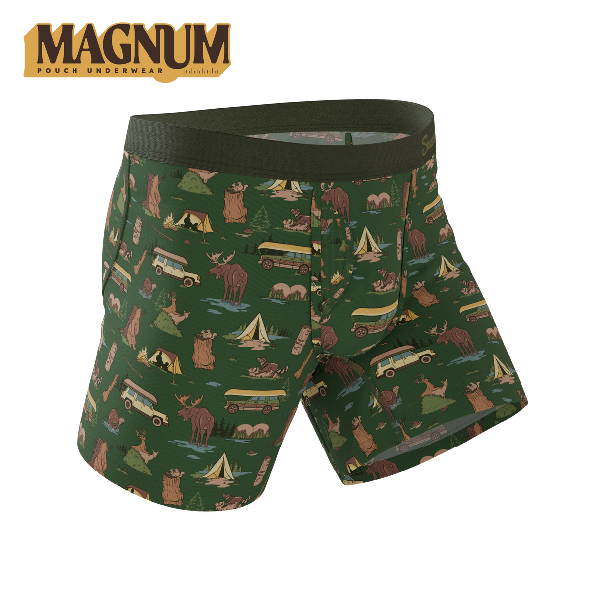 The Really Happy Camper | Camping Ball Hammock® Magnum Big Pouch Underwear - Shinesty