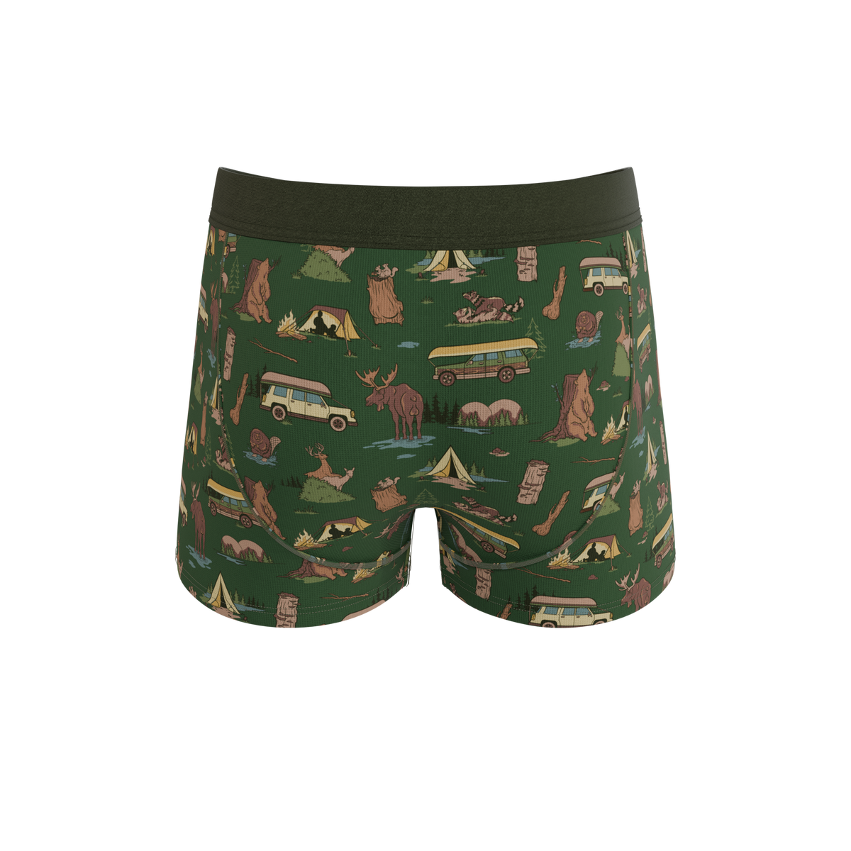 The Really Happy Camper | Camping Ball Hammock® Pouch Trunks Underwear - Shinesty