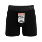 The Rear View | Size Warning Ball Hammock® Pouch Underwear With Fly - Shinesty