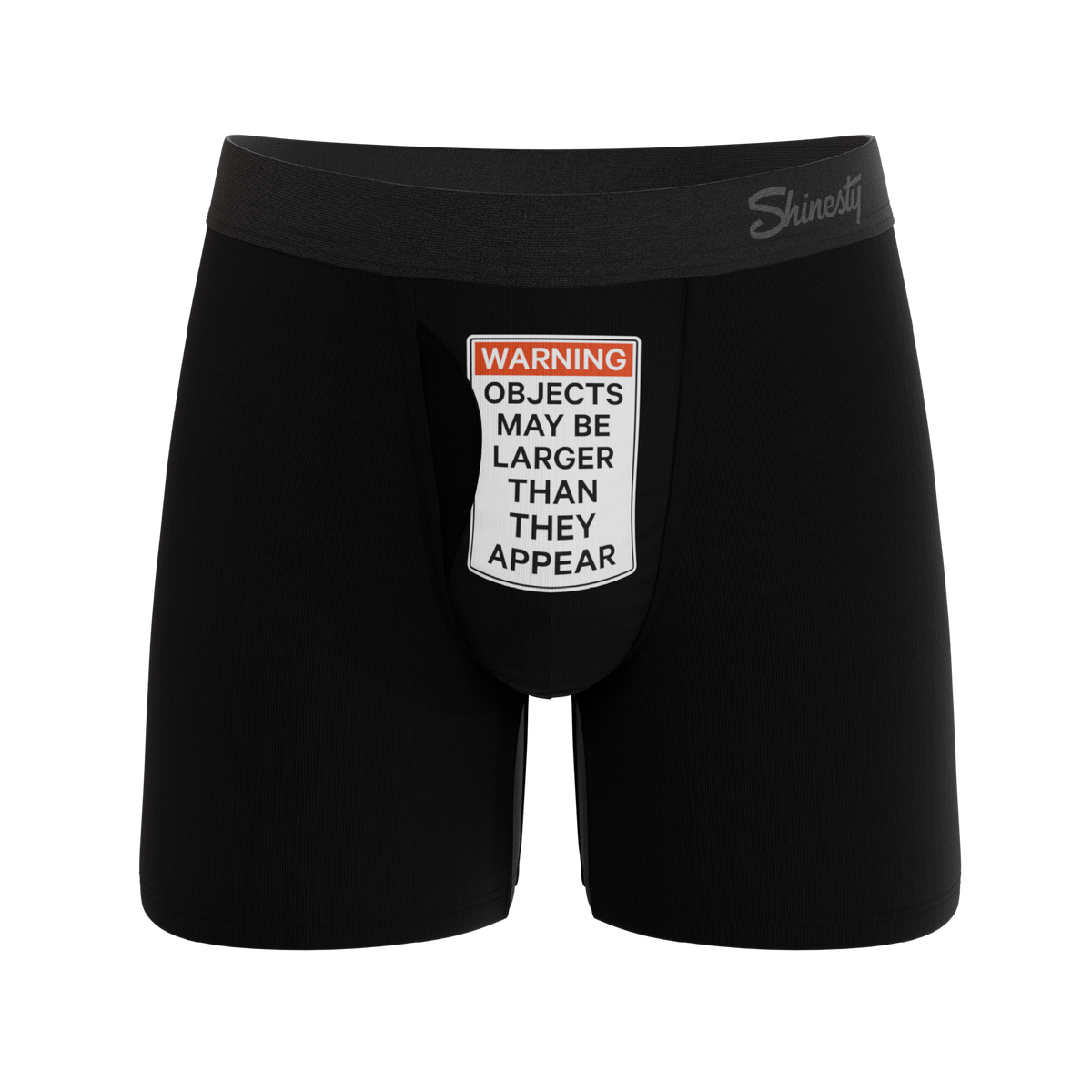 The Rear View | Size Warning Ball Hammock® Pouch Underwear With Fly - Shinesty