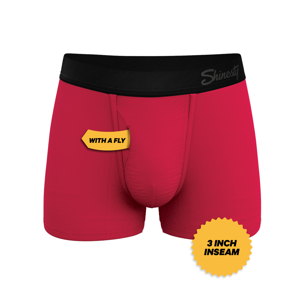 The Red Velvet | Dark Red Ball Hammock® Pouch Trunks Underwear - Shinesty