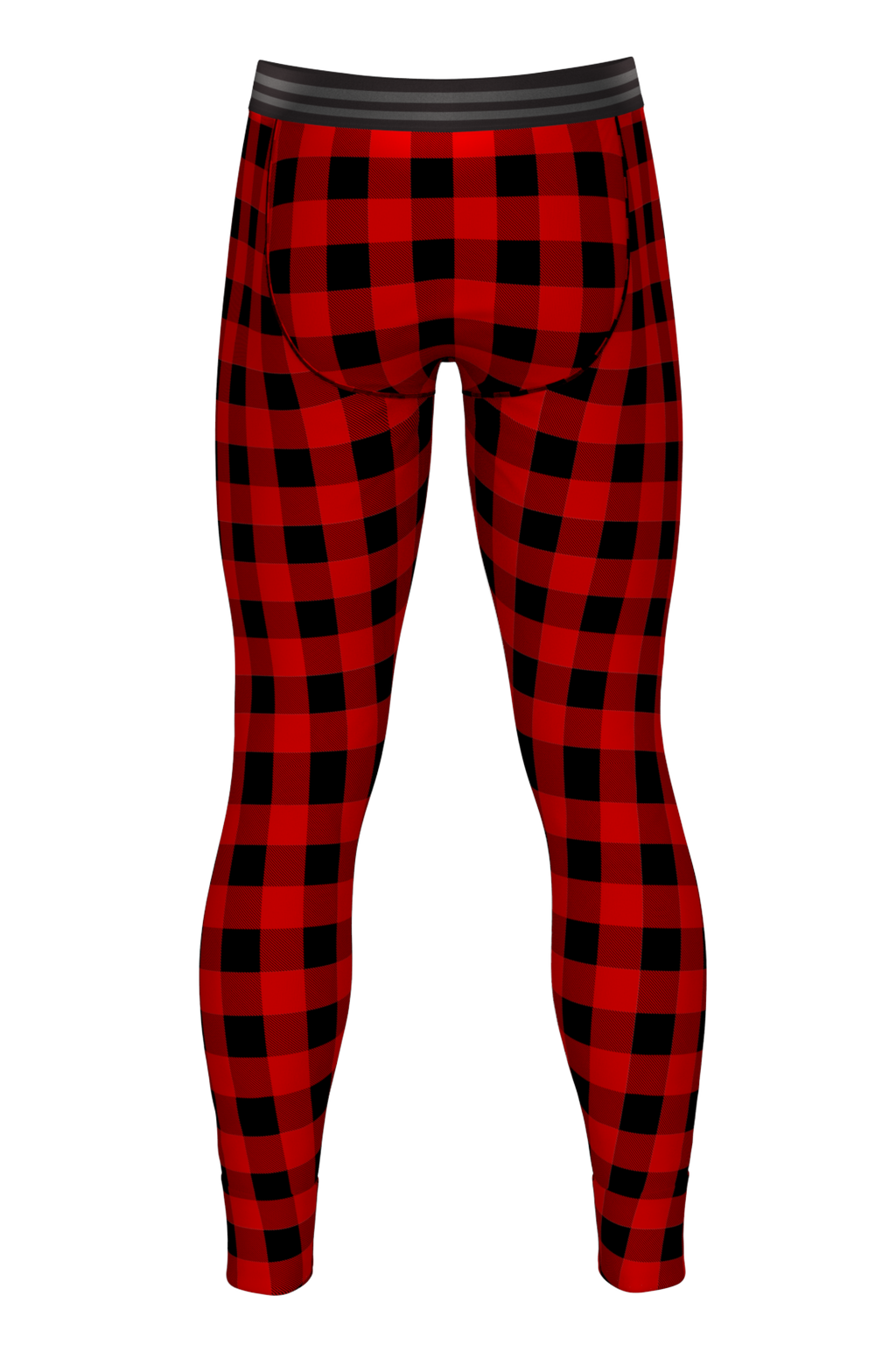 The Red & Black Lumberjack | Buffalo Check Ball Hammock® Long Johns - Shinesty