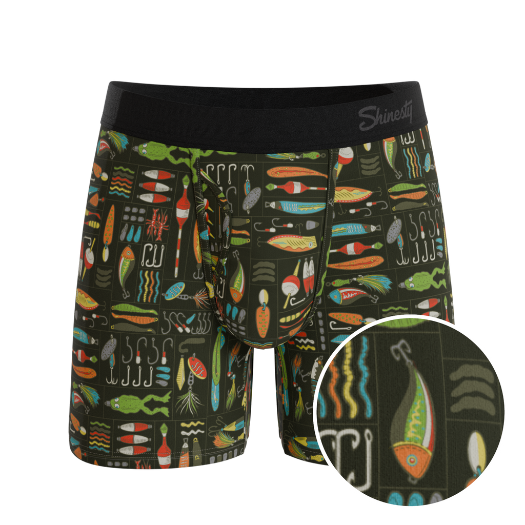 The Reel Nice | Bait Box Ball Hammock® Pouch Underwear With Fly - Shinesty