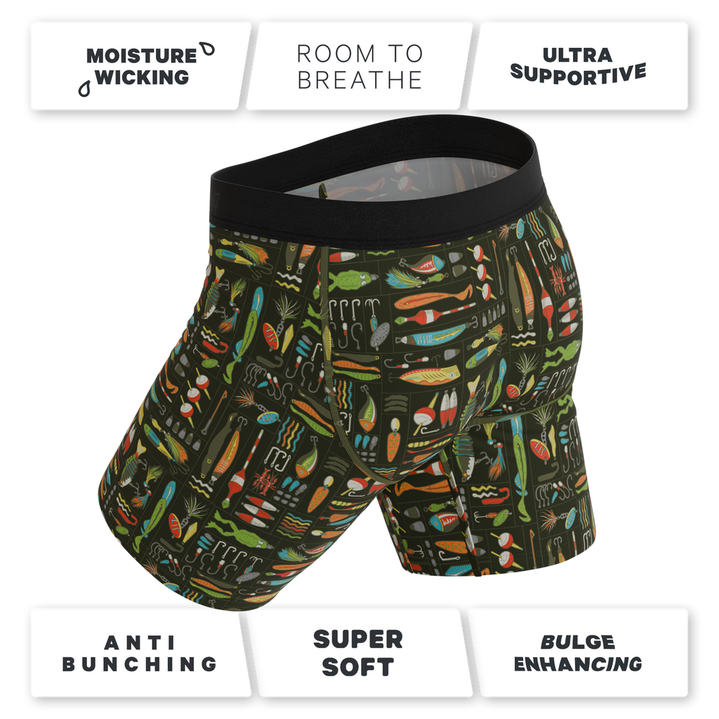The Reel Nice | Bait Box Ball Hammock® Boxer - Long Leg - Shinesty