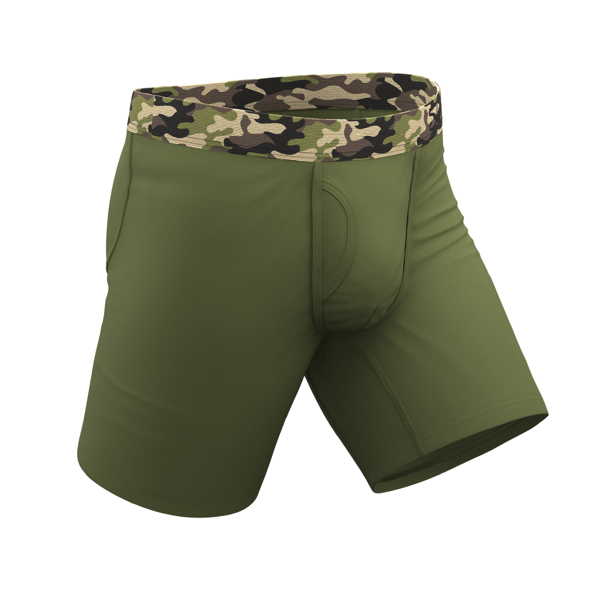 The Reinforcement | Tonal Camo Ball Hammock® Boxer - Long Leg - Shinesty