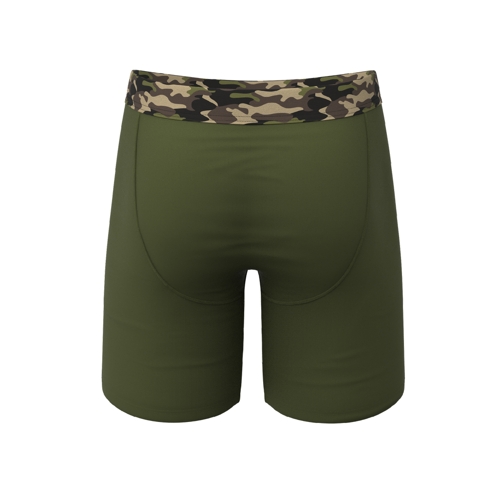 The Reinforcement | Tonal Camo Ball Hammock® Boxer - Long Leg - Shinesty