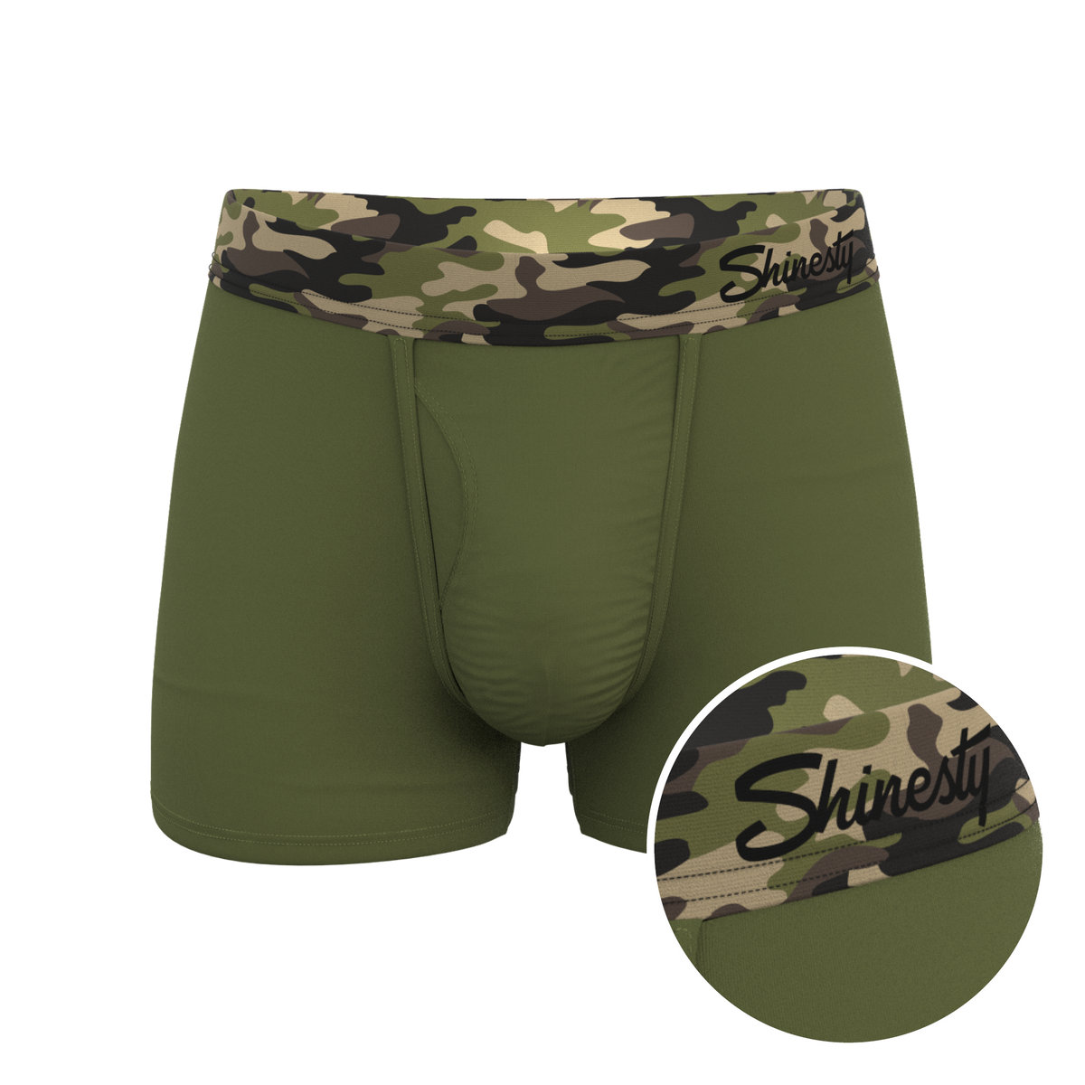 The Reinforcement | Tonal Camo Ball Hammock® Pouch Trunks Underwear - Shinesty