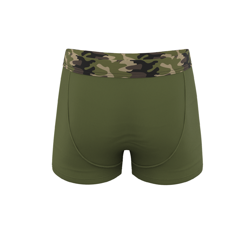 The Reinforcement | Tonal Camo Ball Hammock® Pouch Trunks Underwear - Shinesty