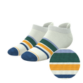 The Retro Actives | Retro Stripe Heel Hammock™ Ankle Socks - Shinesty