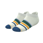 The Retro Actives | Retro Stripe Heel Hammock™ Ankle Socks - Shinesty
