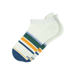 The Retro Actives | Retro Stripe Heel Hammock™ Ankle Socks - Shinesty