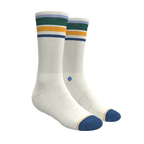 The Retro Actives | Retro Stripe Heel Hammock™ Crew Socks - Shinesty