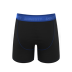 The Rhythm & Blues | Black and Blue Ball Hammock® Pouch Underwear With Fly - Shinesty