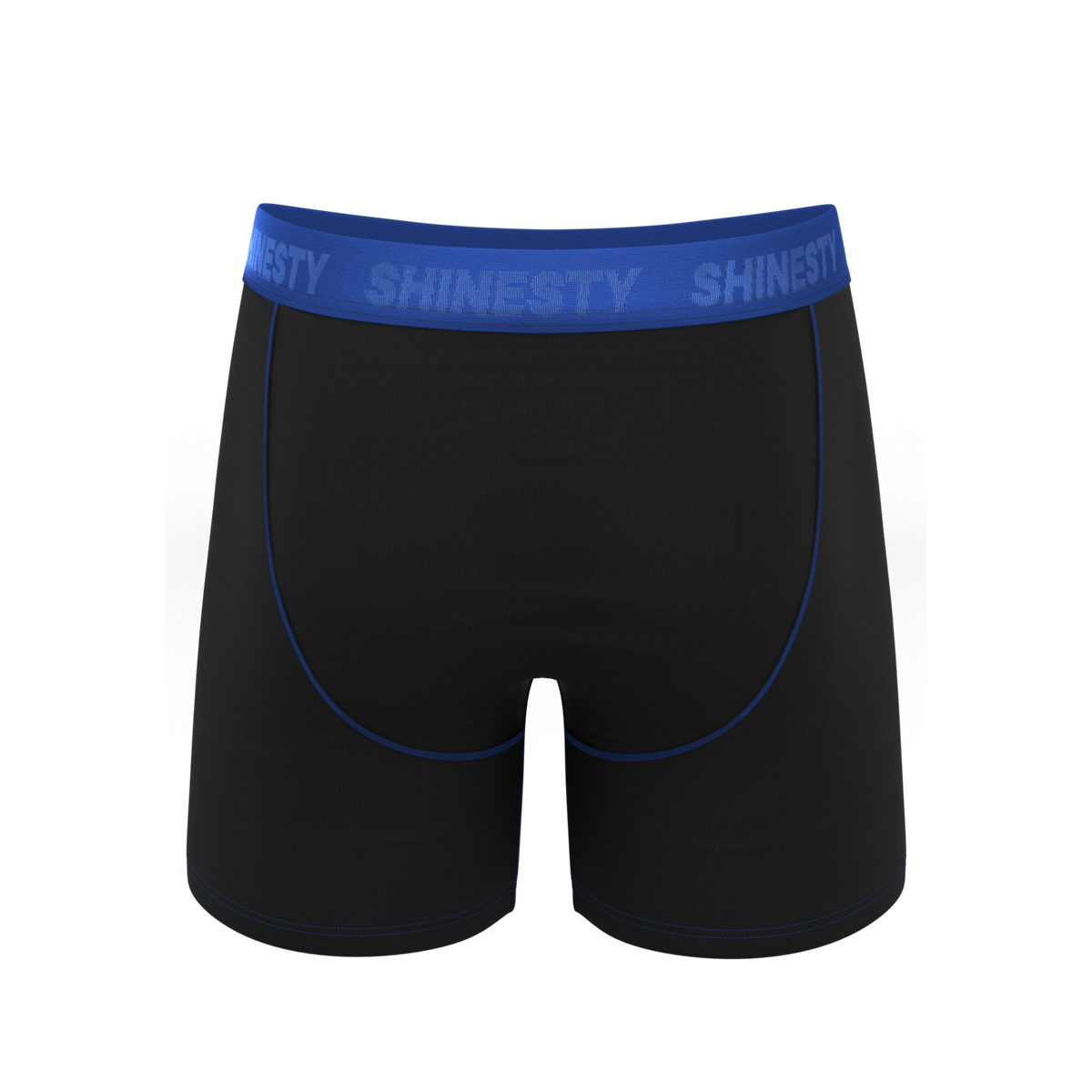 The Rhythm & Blues | Black and Blue Ball Hammock® Pouch Underwear With Fly - Shinesty