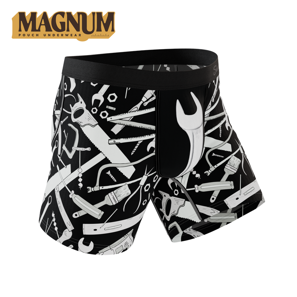 The Righty Tighty | Wrench Ball Hammock® Magnum Big Pouch Underwear - Shinesty