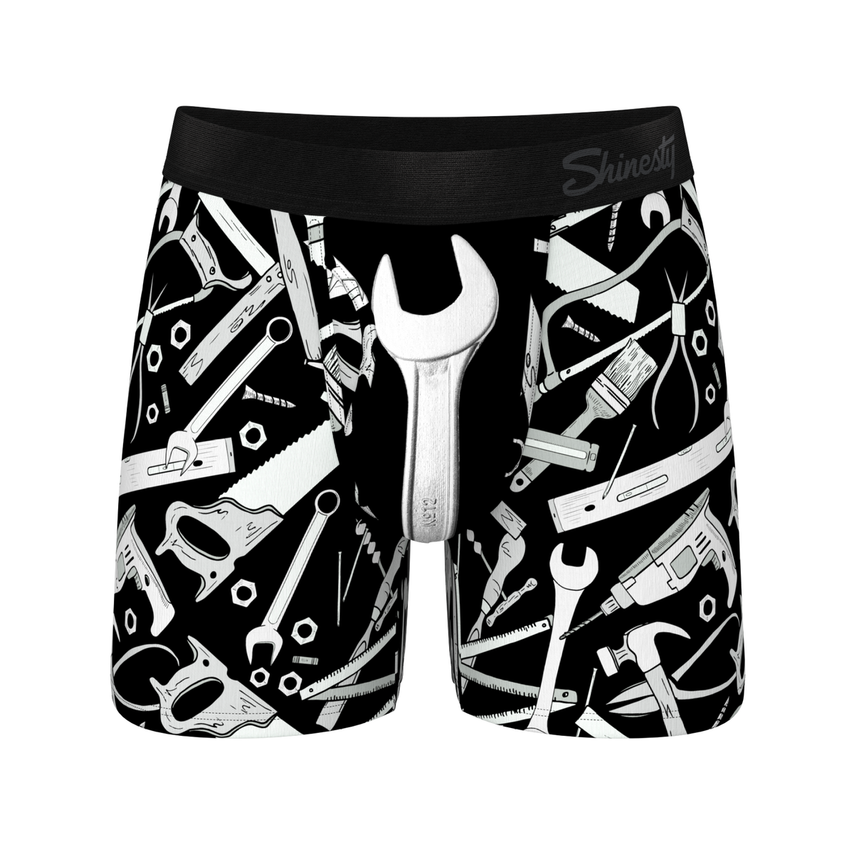 The Righty Tighty | Wrench Ball Hammock® Pouch Underwear With Fly - Shinesty