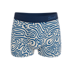 The Rio Grande | Abstract Navy Line Ball Hammock® Pouch Trunks Underwear - Shinesty