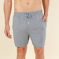 The Rock Solid | Mild Grey SleepDeep™ Men’s Pajama Shorts - Shinesty