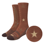 The Rodeo | Western Heel Hammock™ Crew Socks - Shinesty