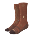 The Rodeo | Western Heel Hammock™ Crew Socks - Shinesty