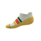 The Roller Rink | Retro Stripes Heel Hammock™ Ankle Socks - Shinesty