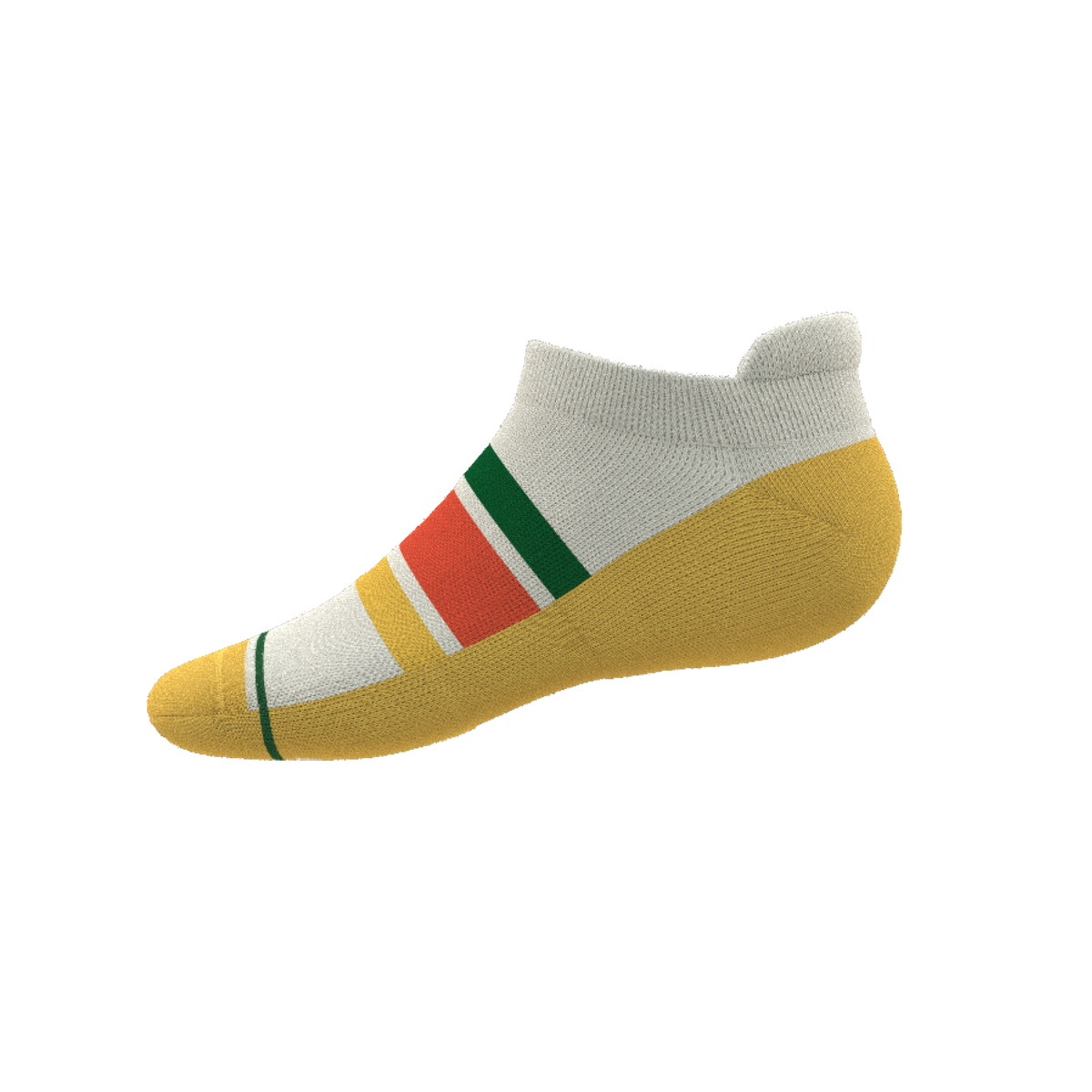 The Roller Rink | Retro Stripes Heel Hammock™ Ankle Socks - Shinesty